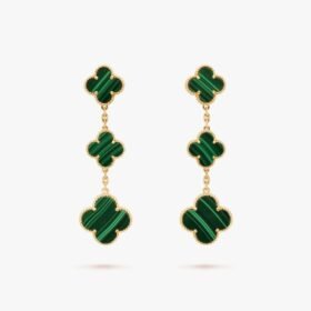 Van Cleef and Arpels Magic Alhambra earrings 3 motifs