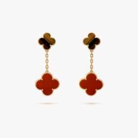 Van Cleef and Arpels Magic Alhambra earrings 2 motifs