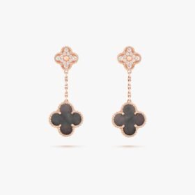 Van Cleef and Arpels Magic Alhambra earrings 2 motifs