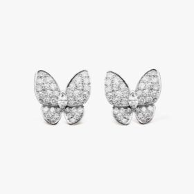Van Cleef and Arpels Two Butterfly earrings