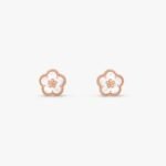 Van Cleef and Arpels Lucky Spring earrings plum blossom