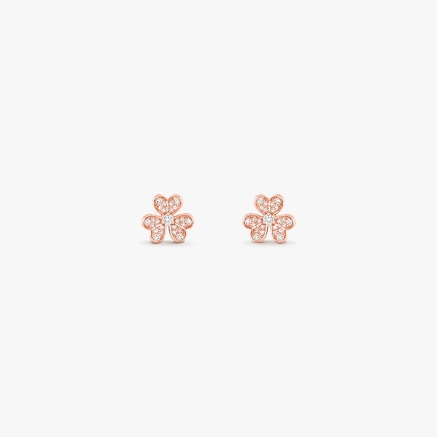 CEL-E-VCA-045.jpg Van Cleef and Arpels Frivole earrings mini model - 图片 1