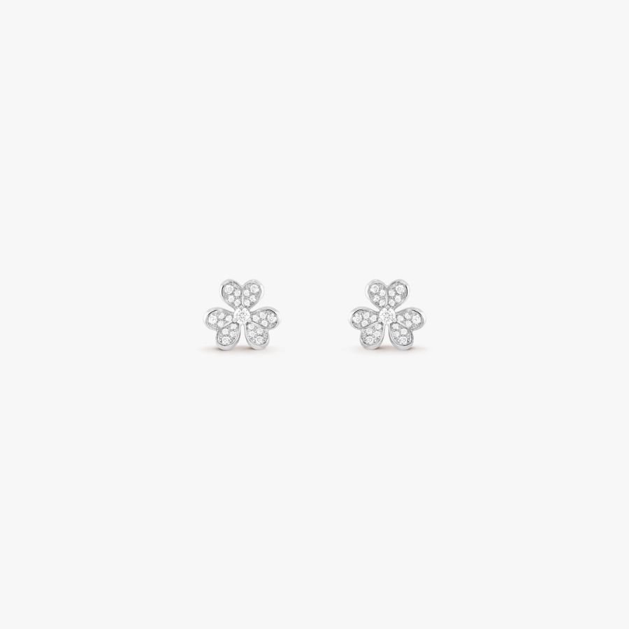CEL-E-VCA-046.jpg Van Cleef and Arpels Frivole earrings mini model - 图片 1