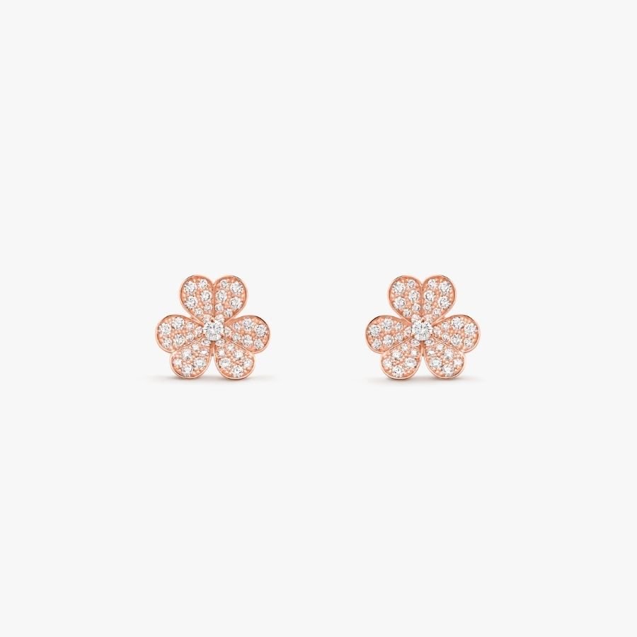 CEL-E-VCA-050.jpg Van Cleef and Arpels Frivole earrings small model - 图片 1