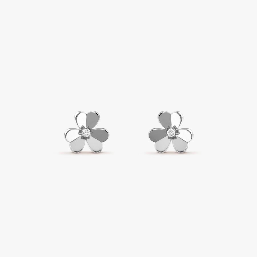CEL-E-VCA-054.jpg Van Cleef and Arpels Frivole earrings small model - 图片 1