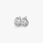 Van Cleef and Arpels Perl??e clovers hoop earrings