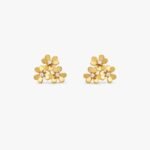 Van Cleef and Arpels Frivole earrings 3 flowers mini model