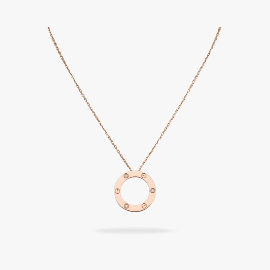 CEL-N-CAR-007-2.jpg CARTIER LOVE pendant 3 diamonds - 图片 1