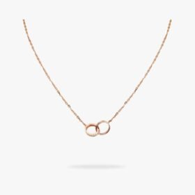 CARTIER LOVE pendant half-paved