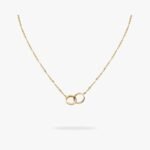 CARTIER LOVE pendant half-paved