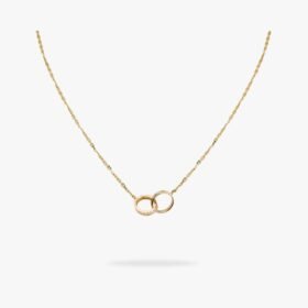 CARTIER LOVE pendant half-paved