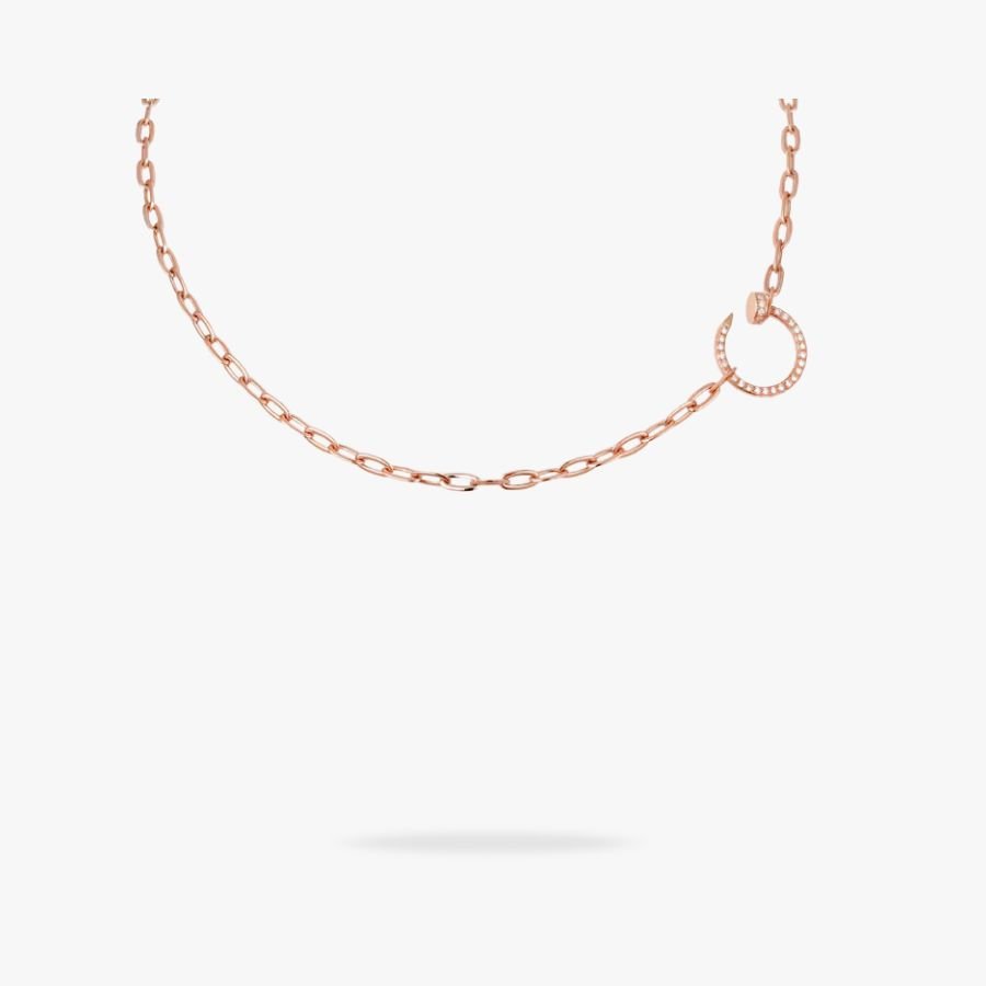 CEL-N-CAR-029-2.jpg CARTIER Juste un Clou necklace paved - 图片 1