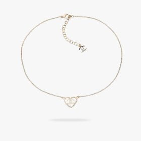 CHANEL 25P CC Heart Necklace