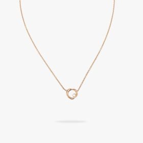 HERMES Vertige C?ur necklace very small model