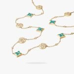 LOUIS VUITTON Color Blossom BB Star and Sun Multi-Motif Long Necklace