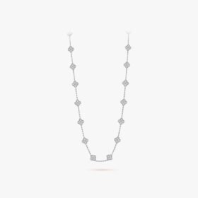 Van Cleef and Arpels Vintage Alhambra long necklace 20 motifs