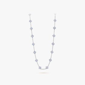 Van Cleef and Arpels Vintage Alhambra long necklace 20 motifs
