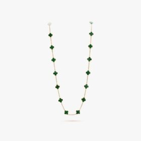 Van Cleef and Arpels Vintage Alhambra long necklace 20 motifs