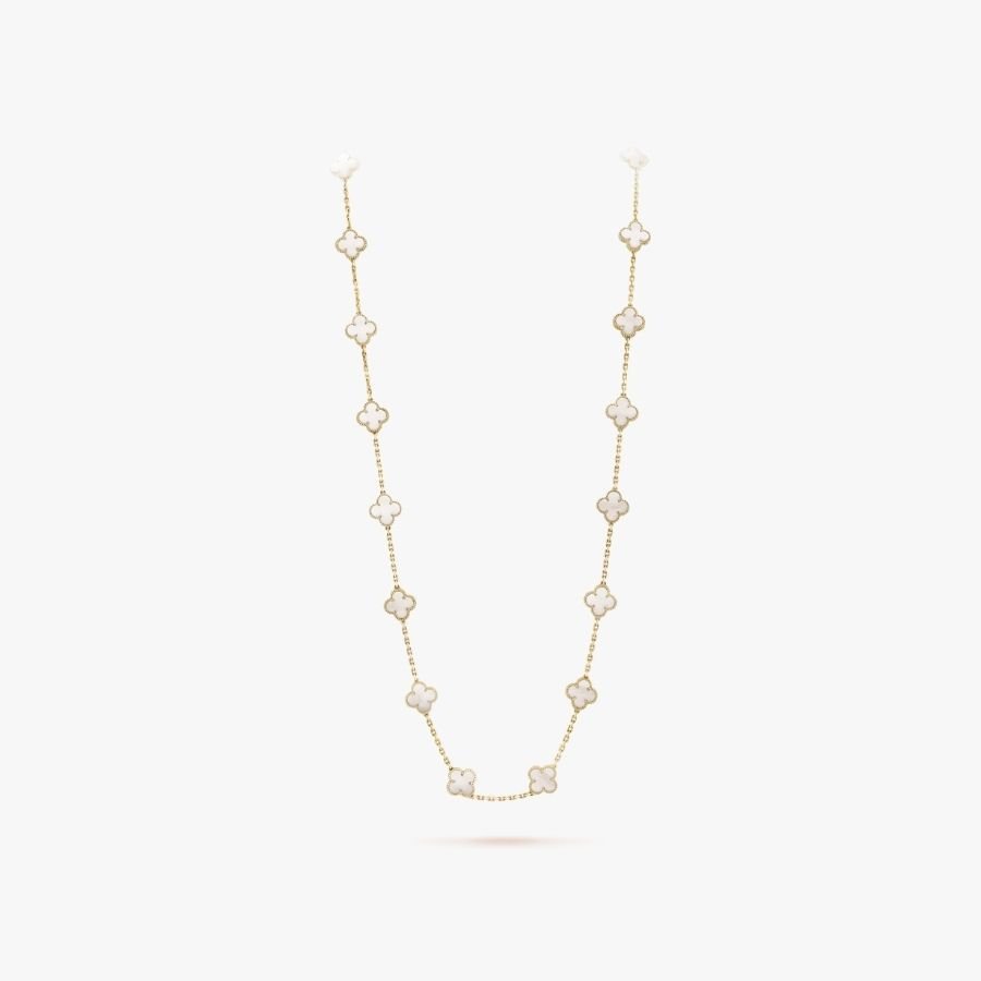 CEL-N-VCA-031.jpg Van Cleef and Arpels Vintage Alhambra long necklace 20 motifs - 图片 1