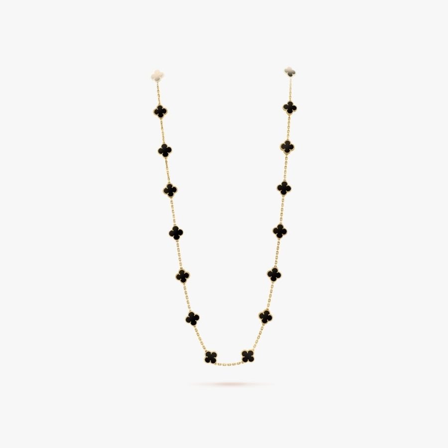 CEL-N-VCA-048.jpg Van Cleef and Arpels Vintage Alhambra long necklace 20 motifs - 图片 1