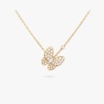 Van Cleef and Arpels Two Butterfly pendant