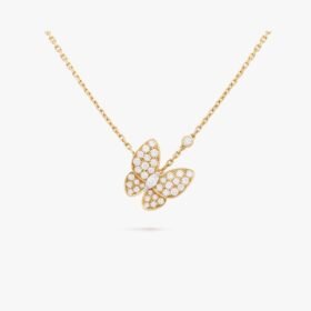 Van Cleef and Arpels Two Butterfly pendant