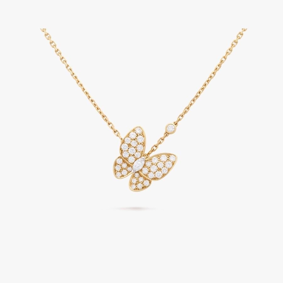 CEL-N-VCA-076.jpg Van Cleef and Arpels Two Butterfly pendant - 图片 1