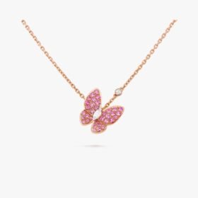 Van Cleef and Arpels Two Butterfly pendant