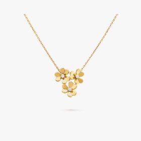 Van Cleef and Arpels Frivole pendant 3 flowers mini model
