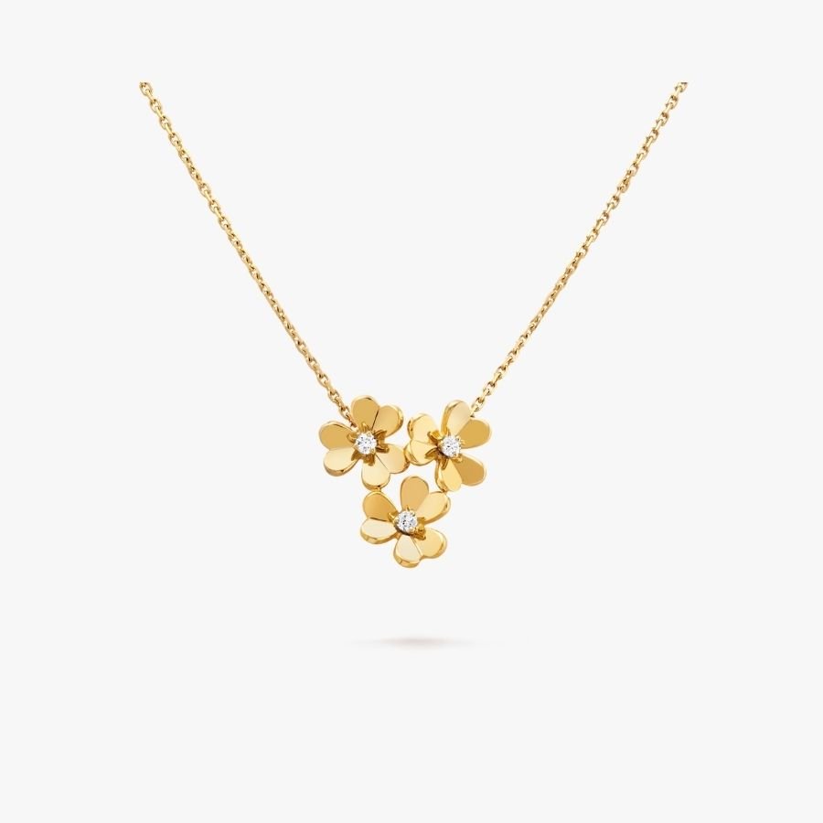 CEL-N-VCA-086.jpg Van Cleef and Arpels Frivole pendant 3 flowers mini model - 图片 1