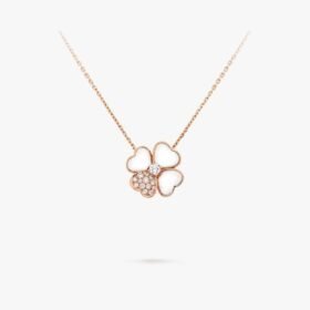 Van Cleef and Arpels Cosmos clip pendant medium model
