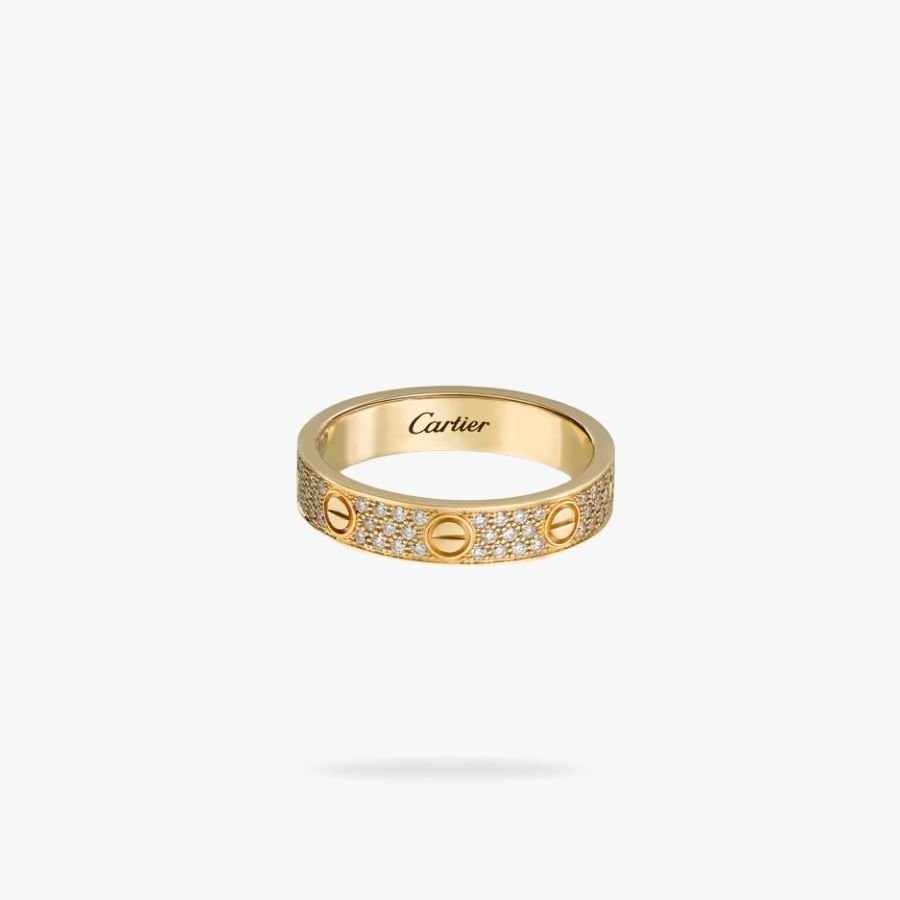 CEL-R-CAR-011.jpg CARTIER LOVE ring small model paved - 图片 1