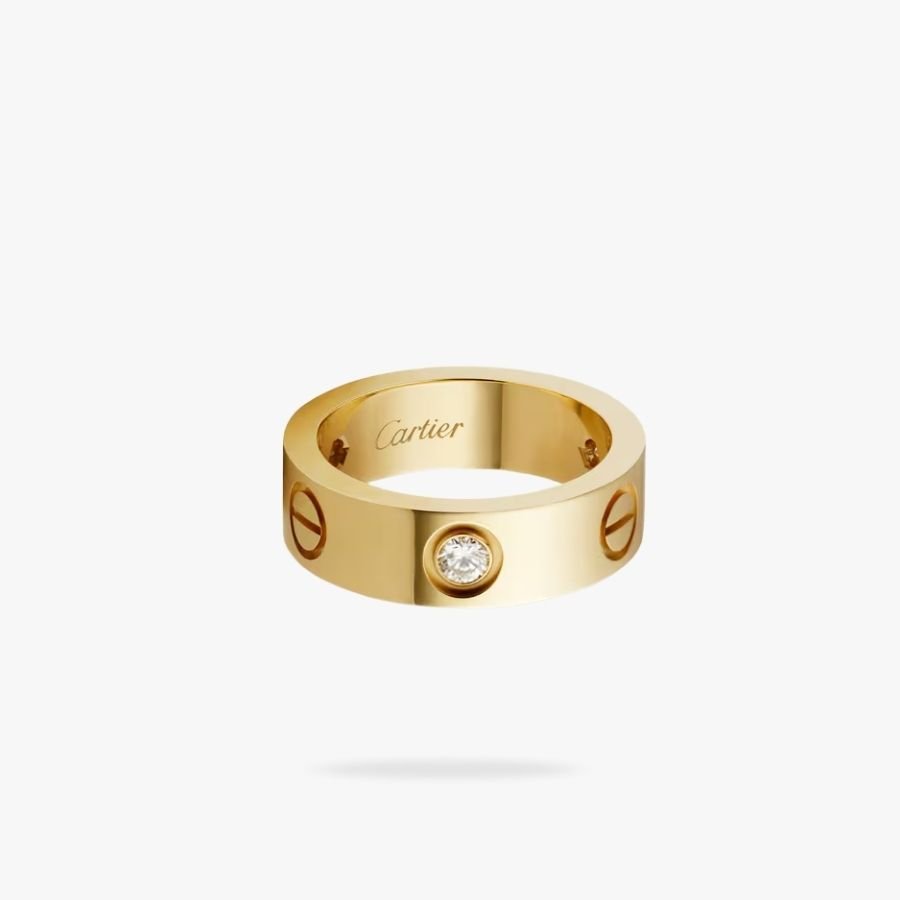 CEL-R-CAR-017.jpg CARTIER LOVE ring classic model 3 diamonds - 图片 1