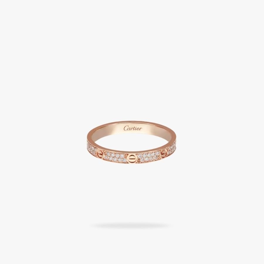 CEL-R-CAR-023.jpg CARTIER LOVE ring mini model paved - 图片 1