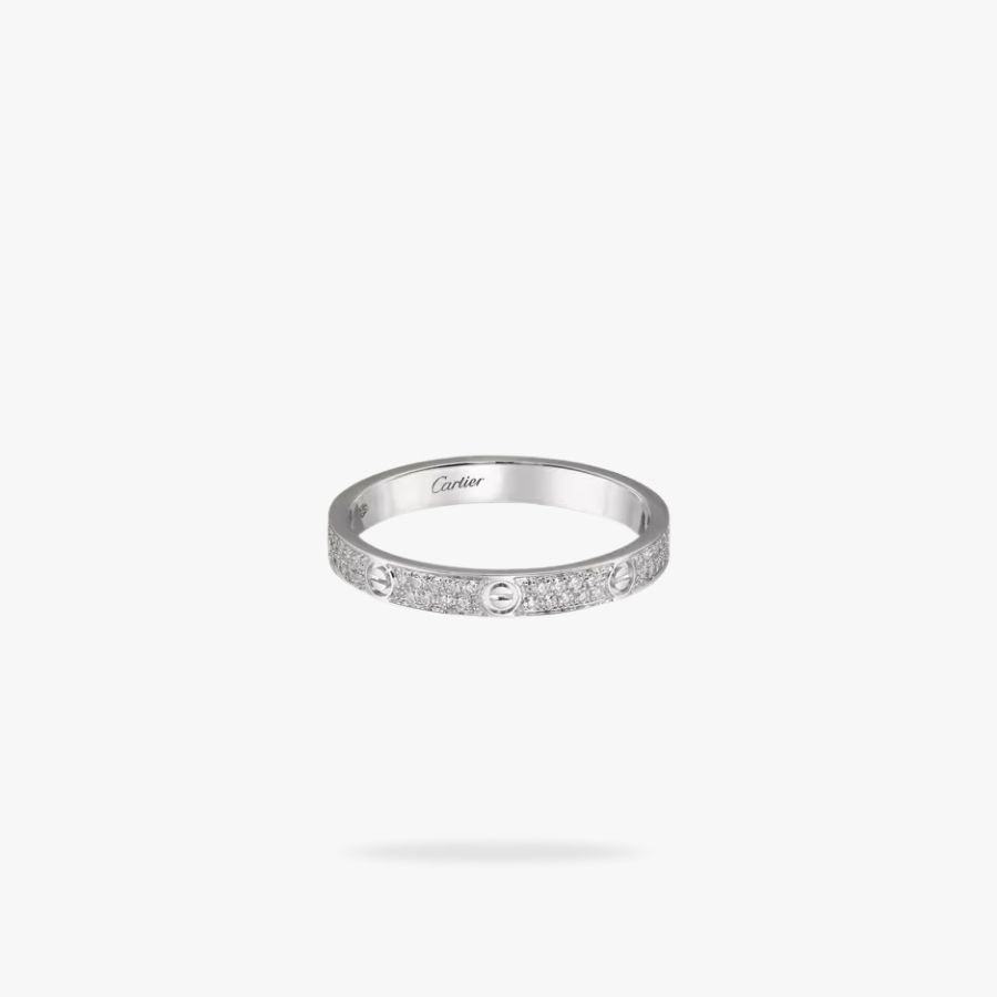 CEL-R-CAR-025.jpg CARTIER LOVE ring mini model paved - 图片 1