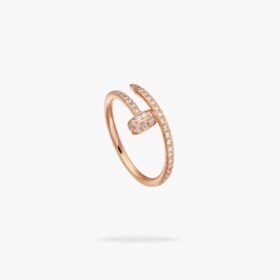 CARTIER Juste un Clou ring small model half-paved