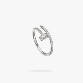 CARTIER Juste un Clou ring small model half-paved