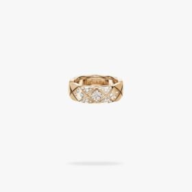 CHANEL Coco Crush ring Quilted motif small version