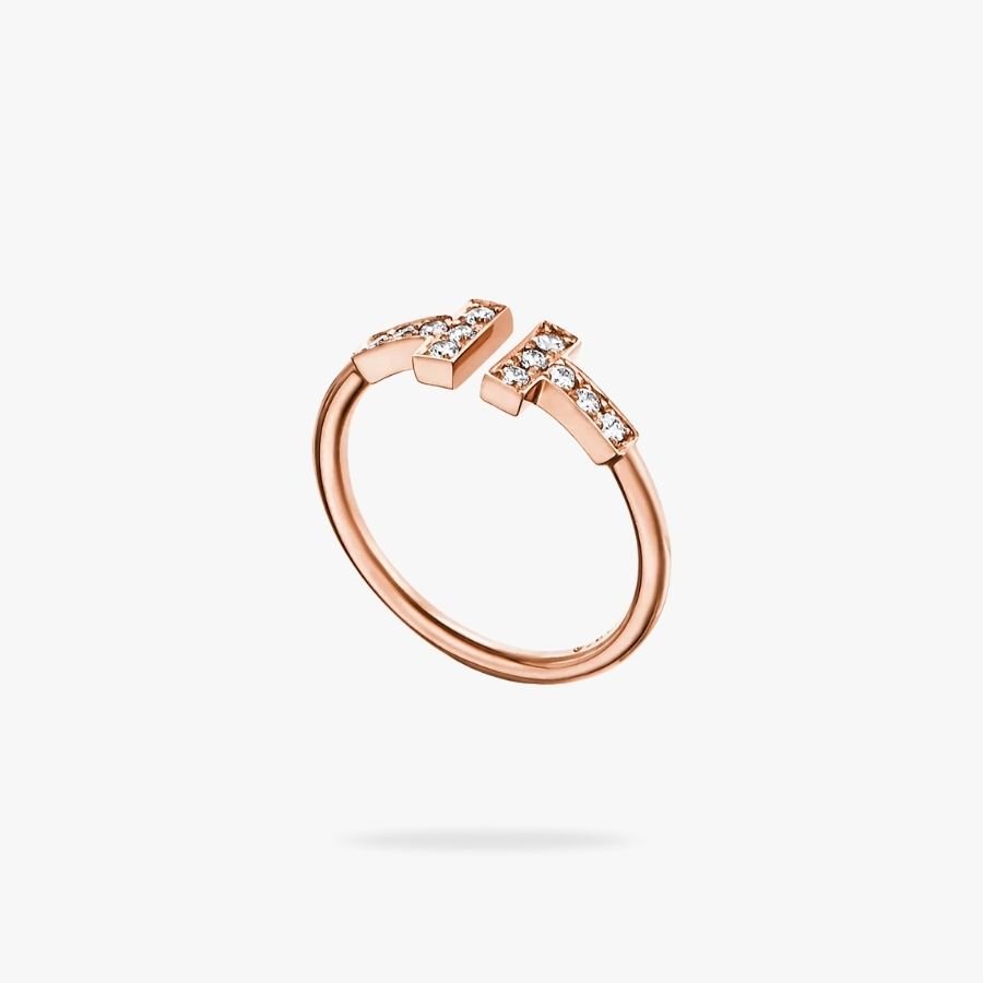 CEL-R-TIF-004.jpg Tiffany and Co TIFFANY T Diamond Wire Ring - 图片 1