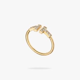 Tiffany and Co TIFFANY T Diamond Wire Ring