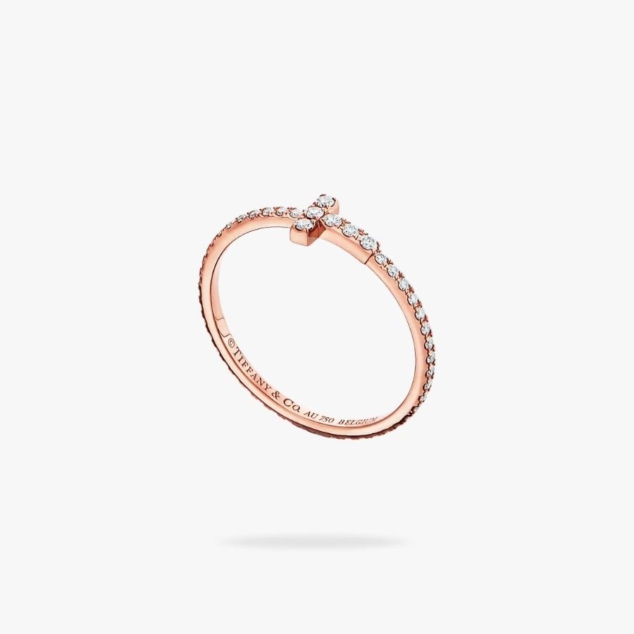 CEL-R-TIF-011.jpg Tiffany and Co TIFFANY T Diamond Wire Band Ring - 图片 1