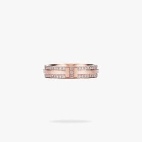Tiffany and Co TIFFANY T Narrow Pav?? Diamond Ring