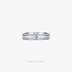 Tiffany and Co TIFFANY T Narrow Pav?? Diamond Ring