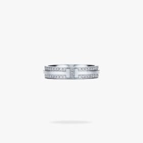 Tiffany and Co TIFFANY T Narrow Pav?? Diamond Ring