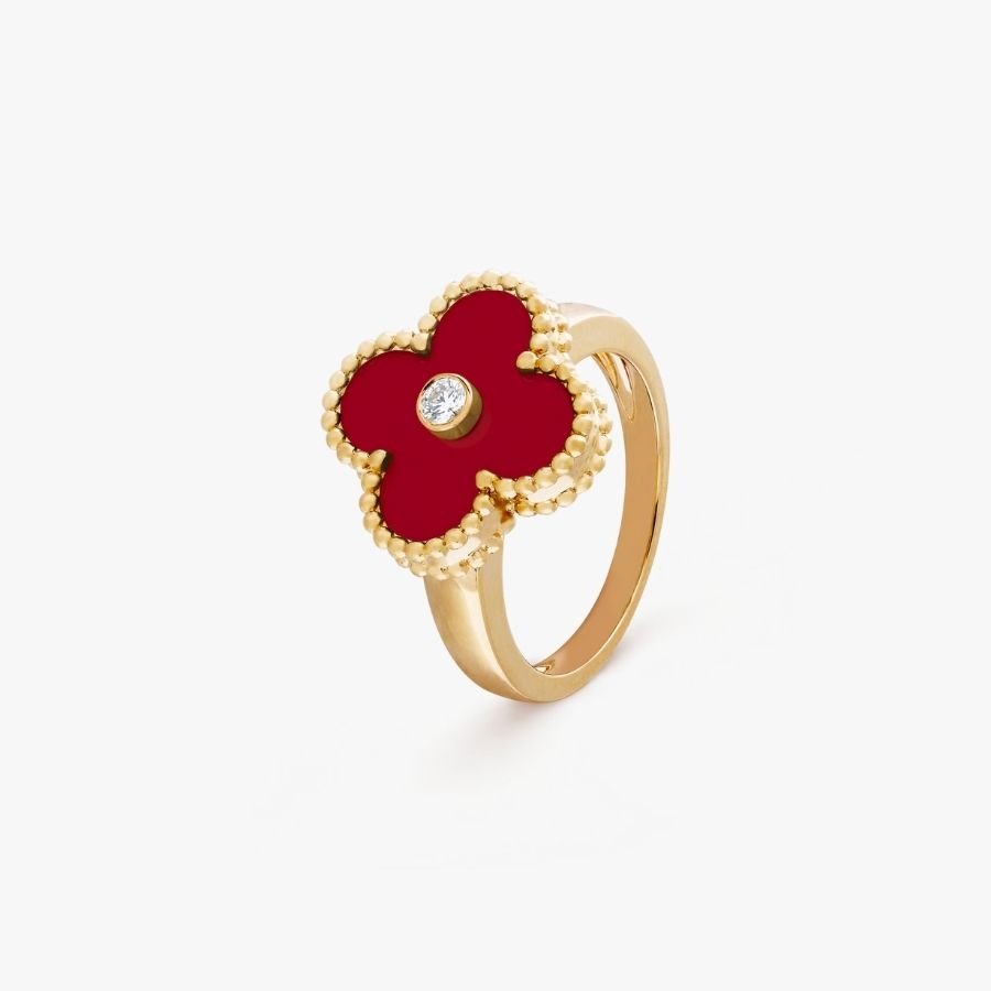 CEL-R-VCA-007.jpg Van Cleef and Arpels Vintage Alhambra ring - 图片 1