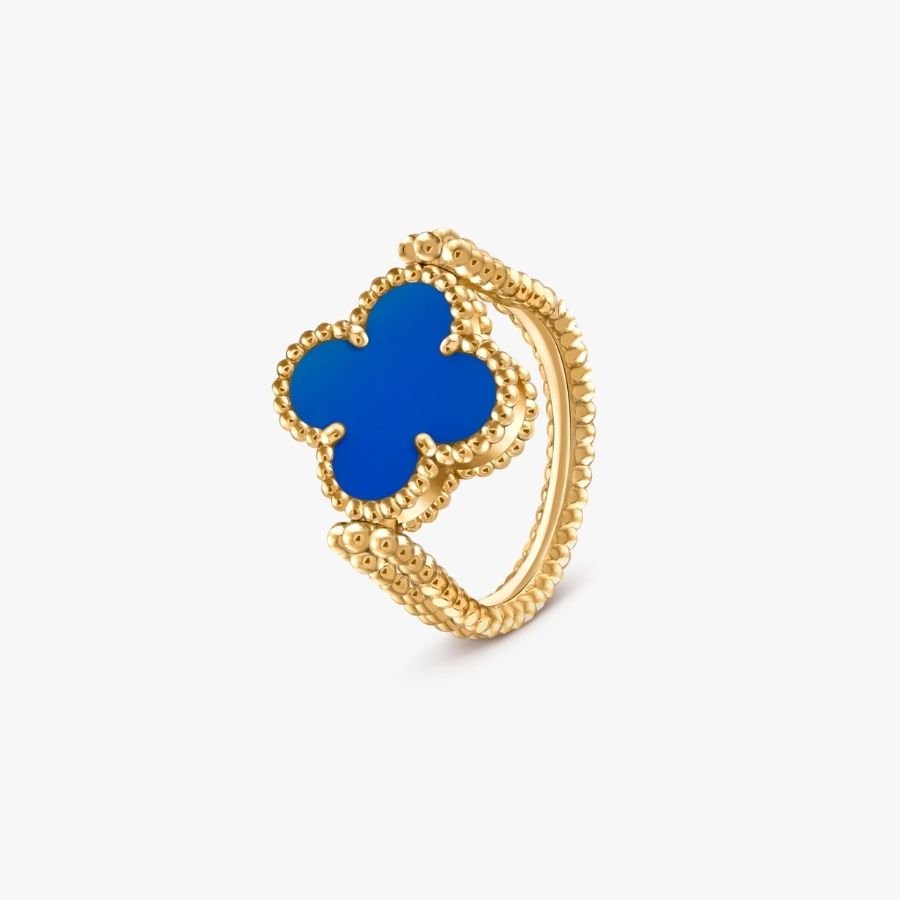 CEL-R-VCA-012.jpg Van Cleef and Arpels Vintage Alhambra reversible ring - 图片 1