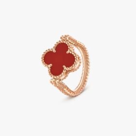 Van Cleef and Arpels Vintage Alhambra reversible ring