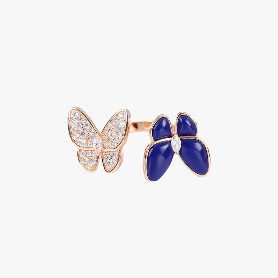 CEL-R-VCA-022-1.jpg Van Cleef and Arpels Two Butterfly Between the Finger ring - 图片 1