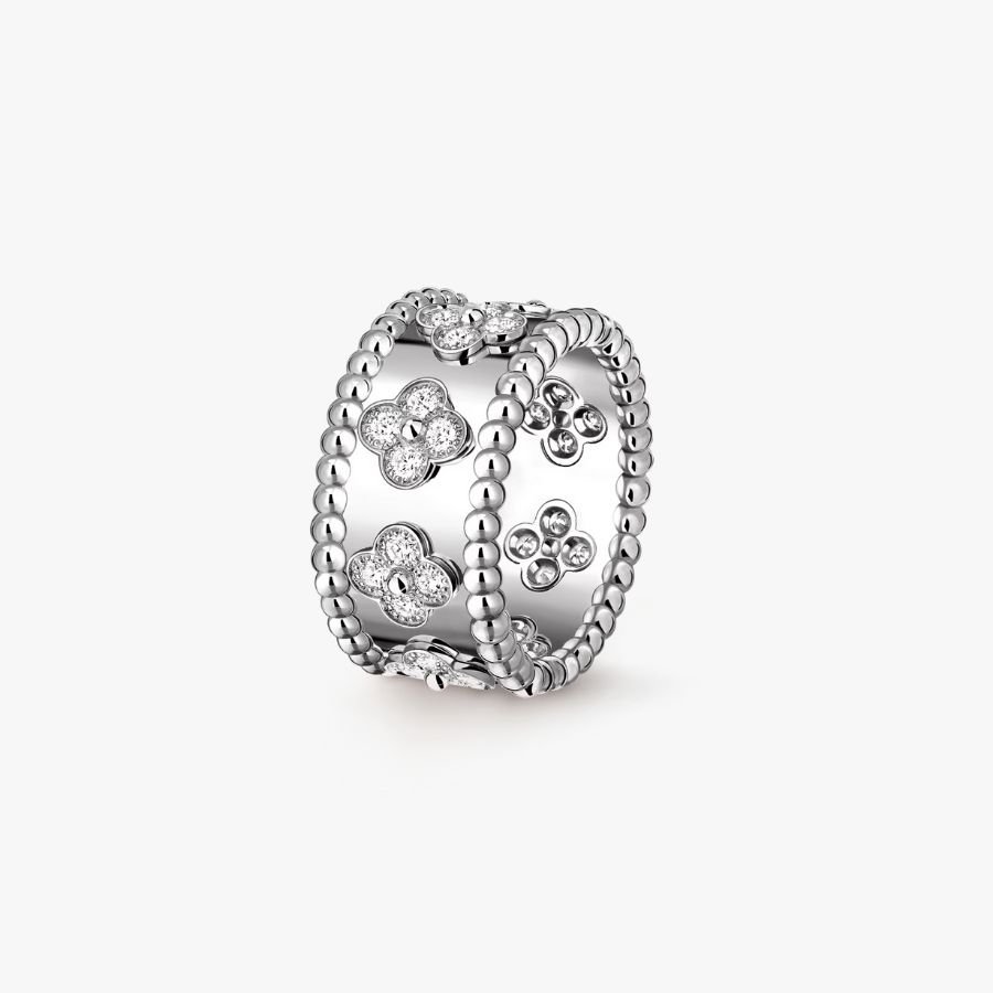 CEL-R-VCA-045.jpg Van Cleef and Arpels Perl??e clovers ring medium model - 图片 1
