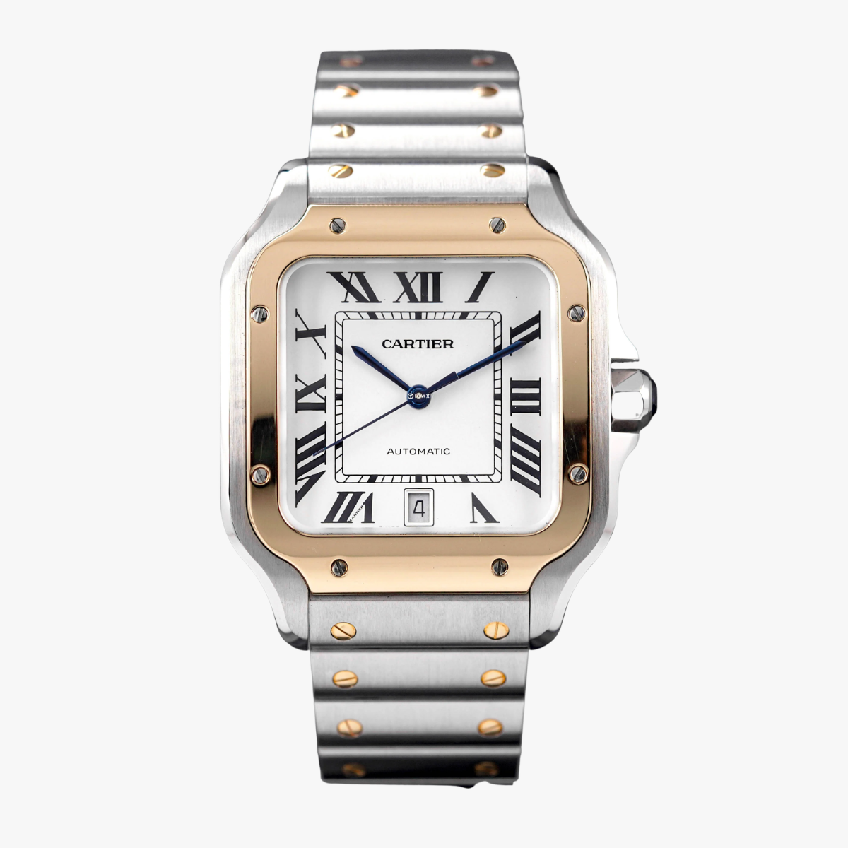 CEL-W-CAR-056.png CARTIER Santos de Cartier watch Large model 47.5 mm x 39.8 mm - 图片 1